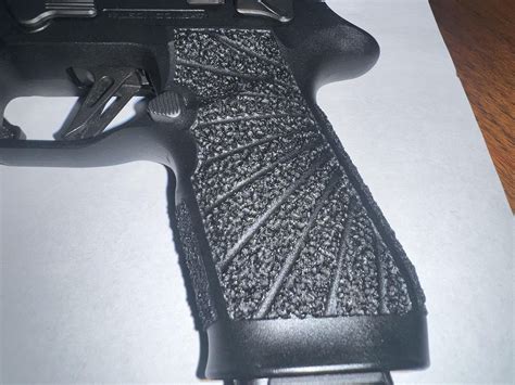 Stippled My Wilson Combat Grip Module On My M18 Myself R P320