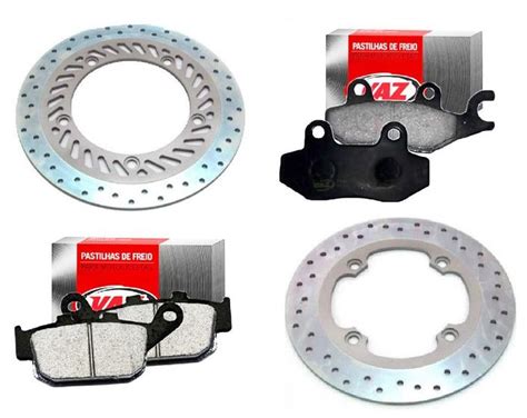 Kit Discos De Freio Honda Cb 300 Sem Abs 2009 2010 2011 2012 2013 2014