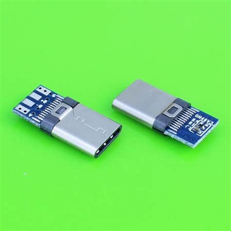 DIY 24pin USB 3 1 Type C USB C Male Welding Soldering Plug Connector