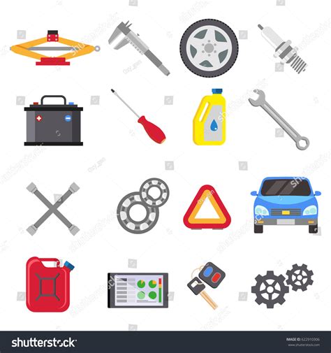 Car Mechanic Tools Clipart