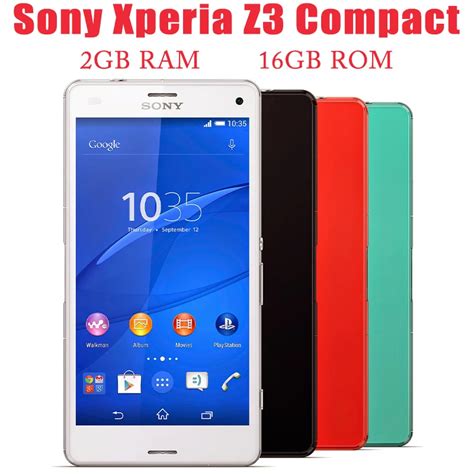 Sony Xperia Z3 Compact D5803 Mobile Quad Core 4 6 2GB RAM 16GB ROM