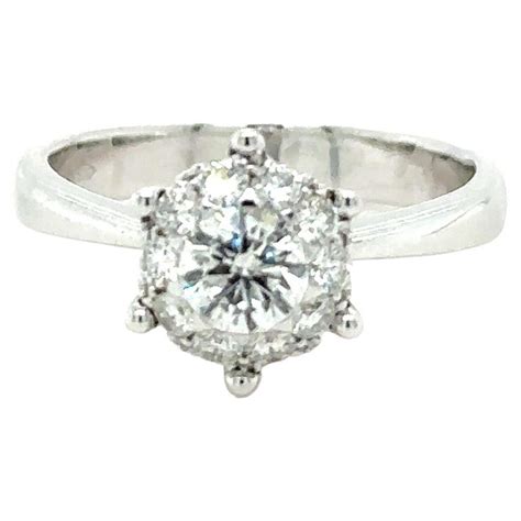 Bespoke Custom Ladies Diamond Ring 0.60ct For Sale at 1stDibs