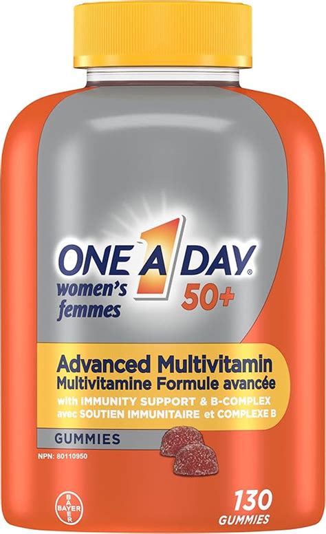 One A Day Women 50 Plus Multivitamin Gummies Advanced Multivitamin