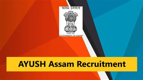 Ayush Assam Recruitment 2024 2 Grade Iii Technical Posts Online Apply