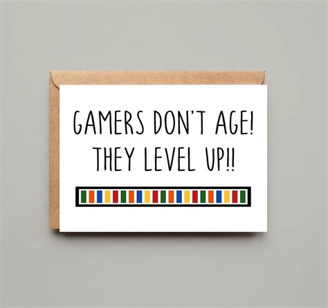 Excited To Share This Item From My Etsy Shop Gaming Birthday Card