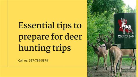 Essential tips to prepare for deer hunting trips by louisianadeerhunt ...