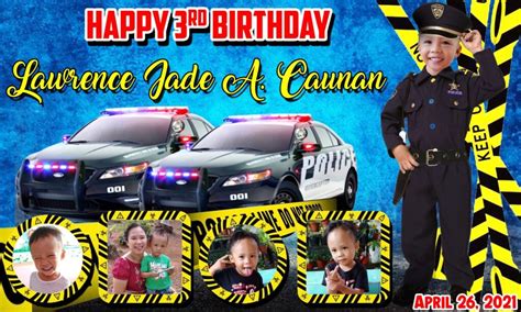 Police Tarpaulin Design