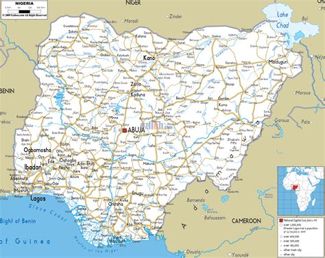 Maps Of Nigeria