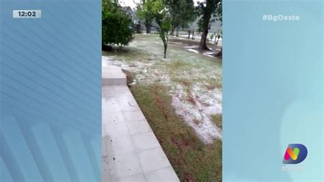 Chuva De Granizo Assusta Moradores Do Interior De Chapec Youtube