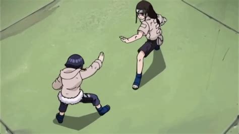 Neji Hyuga Vs Hinata Hyuga Naruto [english Dub] Youtube