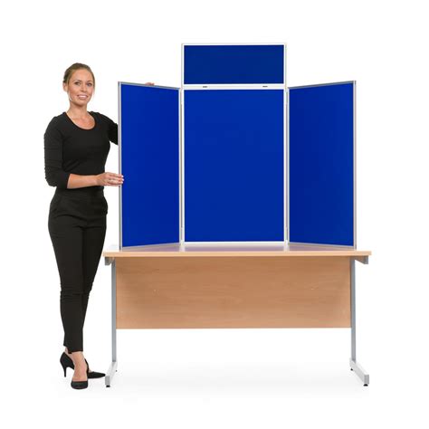 3 Panel Table Top Display Boards Folding Display Boards Uk Made