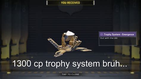 The Most Expensive Trophy System In Cod Mobile Youtube