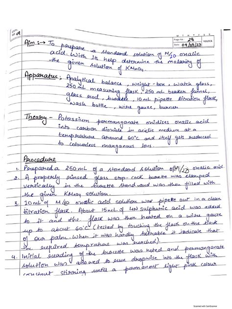 titration experiment | PDF 