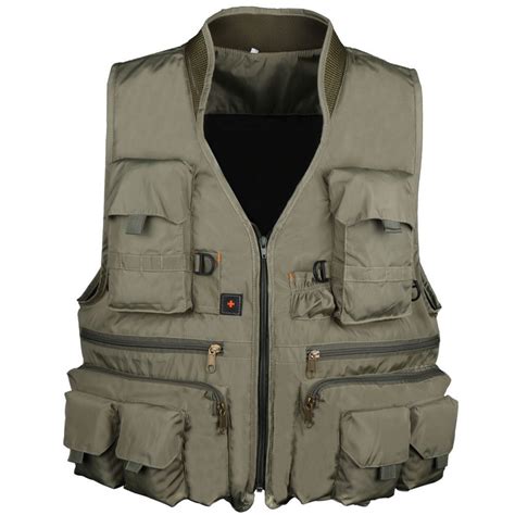 Cotton Fly Fishing Vest With Meshing Lining For Angler Fishing Jacket