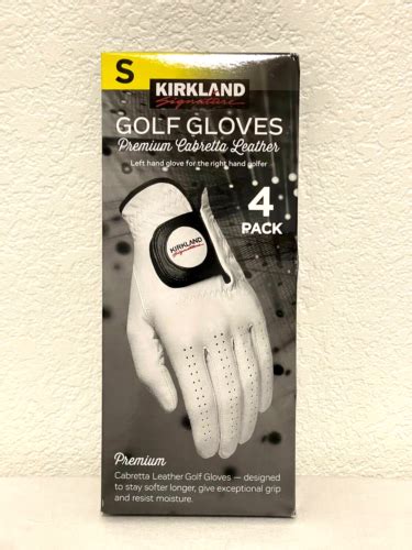 Kirkland Signature Golf Gloves 4 Pack Right Hand Golfer Small New Ebay