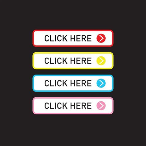 click here button design. cursor sign and symbol. 33521630 Vector Art ...