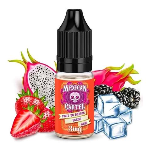 Fruit Du Dragon Fraise Mure Ml Mexican Cartel Pas Cher Lvd