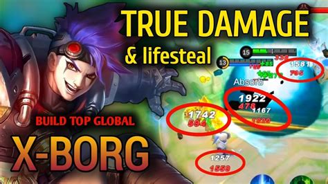 BEST BUILD X BORG 2023 Monster X Borg TRUE DAMAGE HACK LIFESTEAL