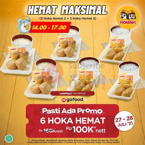 Hokben Promo 6 Paket Hoka Hemat Hanya Rp100000 Via Gofood Scanharga