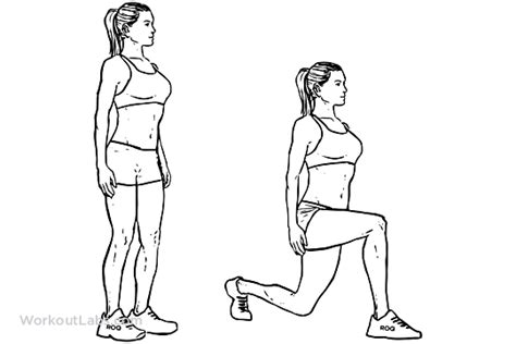 Bodyweight Walking Lunges | WorkoutLabs