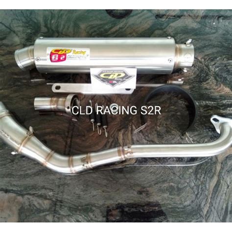 Jual Knalpot Cld Racing Aerox Type C Bulat Shopee Indonesia