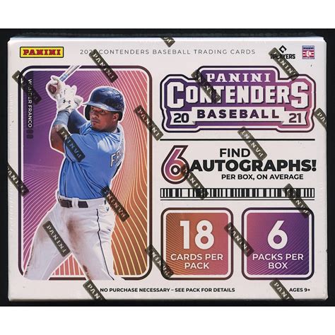 Panini Contenders Baseball Hobby Box Pristine Auction