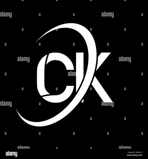 CK Logo C K Design White CK Letter CK C K Letter Logo Design