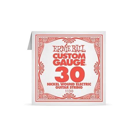 Five 5 030 Nickel Wound Ernie Ball Custom Gauge Reverb