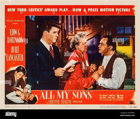 All My Sons - Movie Poster Stock Photo - Alamy