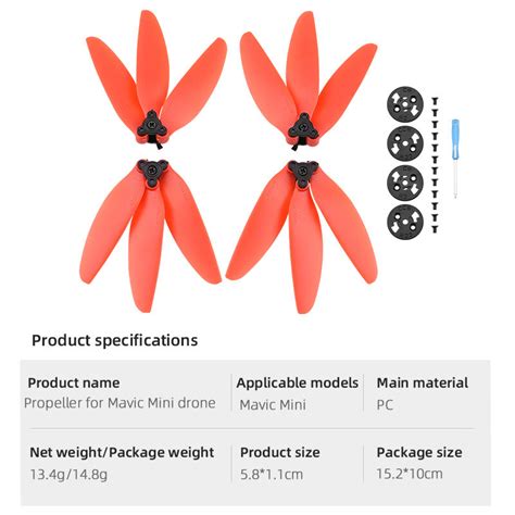 Hélice à trois lames pour Drone DJI Mavic Mini Mini 2 hélices de