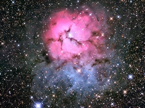 The Trifid Nebula Using A Inch Ritcheychr Tien Telescope