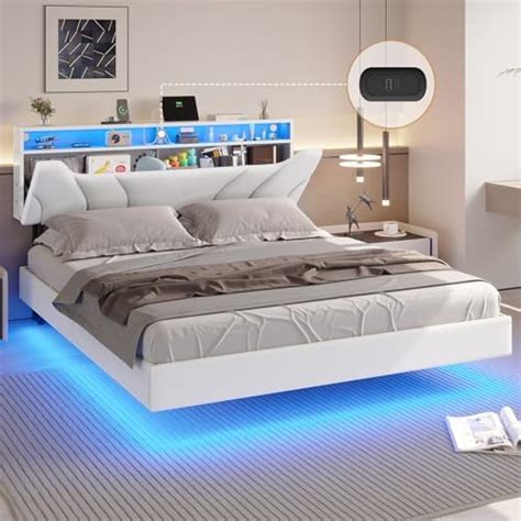 Amazon Hasuit Base De Cama Flotante De Tama O Matrimonial Con