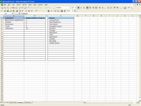 Inventory List Excel Spreadsheet Inventory Excel Template Excel 17766 ...