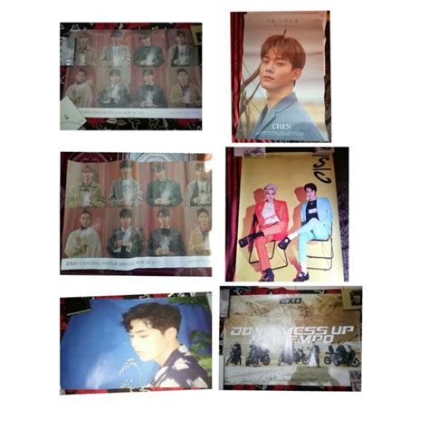 Jual Poster Official Album Exo Love Shot Obsession Univers Dmumt