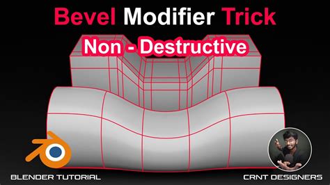 Bevel Modifier Trick For Non Destructive Modeling Blender Topology