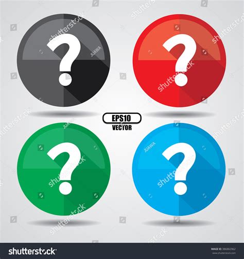 question mark icon button label sign stock vector royalty