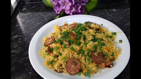 Arroz Lingui A Calabresa E Bacon Na Panela De Press O Receitinhas