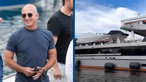 jeff bezos  yacht designed exclusively  support   mega