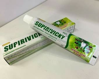 SIDDHALEPA Ayurvedic Herbal SUPIRIVICKY TOOTHPASTE Non Fluoride 110g Etsy