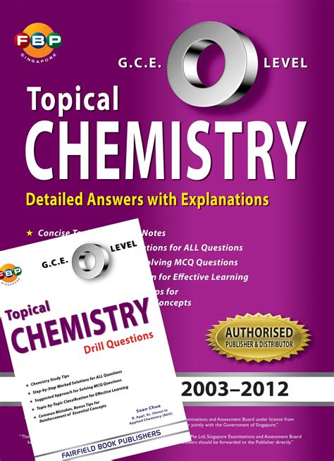 Gce O Level Pure Chemistry Topical Ten Years Series By Sean Chua