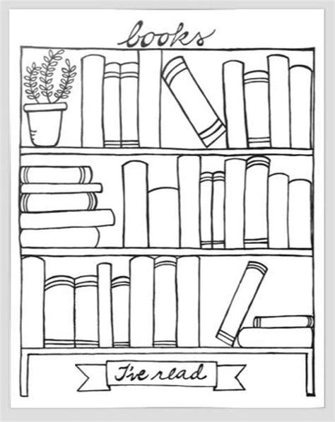 Books Ive Read Bookshelf Graphic Organizer Printable