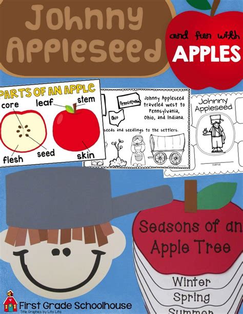 Fall And September Johnny Appleseed Craft And Seasons Of An Apple Tree