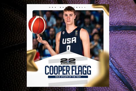 Cooper Flagg Named USA Basketballs Male Athlete Of The Year True