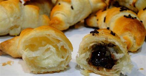 Receta Fácil De Mini Croissants De Chocolate Sin Azúcar Con Hojaldre Dulces Diabéticos