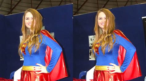 Supergirl In 3d Cross Eyed Viewing Method No Glasses Req… Flickr