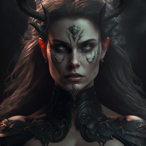 Female Demon By Obsidianplanet On Deviantart