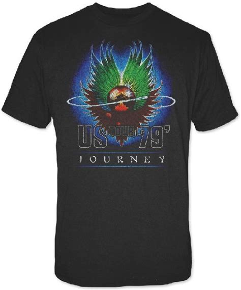 Journey Concert T Shirt Us Tour 1979 Mens Black T Shirt Vintage