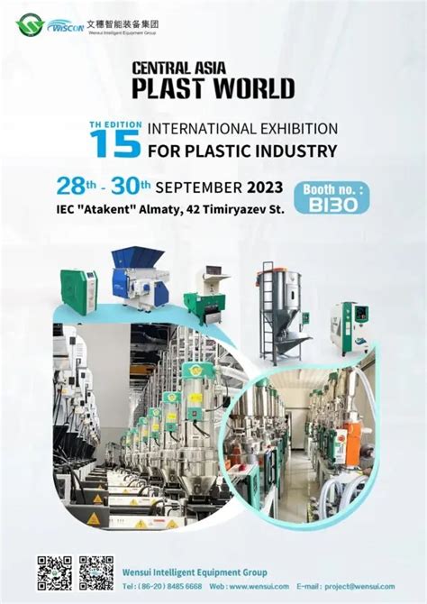 Plastics Industry Kazakhstan 2023 Exhibition News Wensui Intelligent