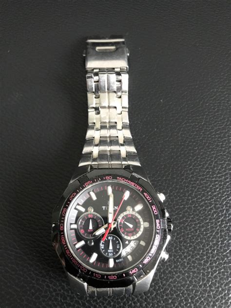 Authentic Titan Chronograph Watch, Men's Fashion, Watches & Accessories ...