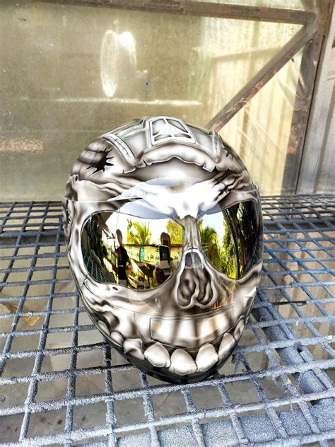 Custom Airbrushed Full Face Motorcycle Helmet | Etsy